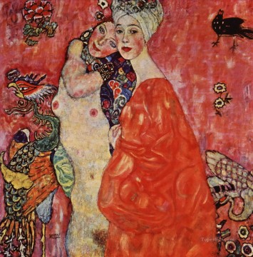 Las amigas de Gustav Klimt Pinturas al óleo